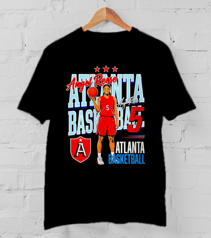 Angel Reese Atlanta Basketball Number 5 T-Shirt