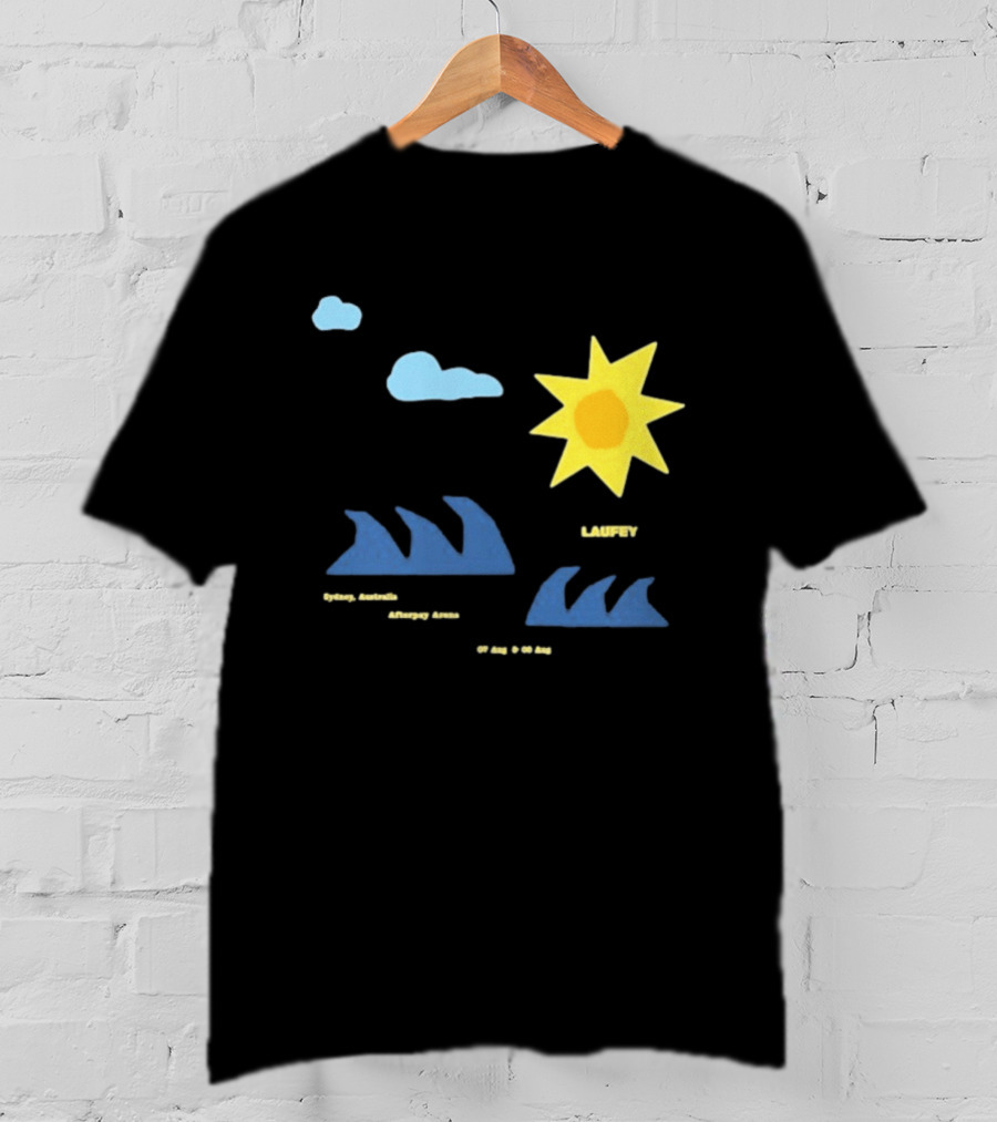Sydney Australia Opera House Laufey Event Sun & Clouds T-Shirt