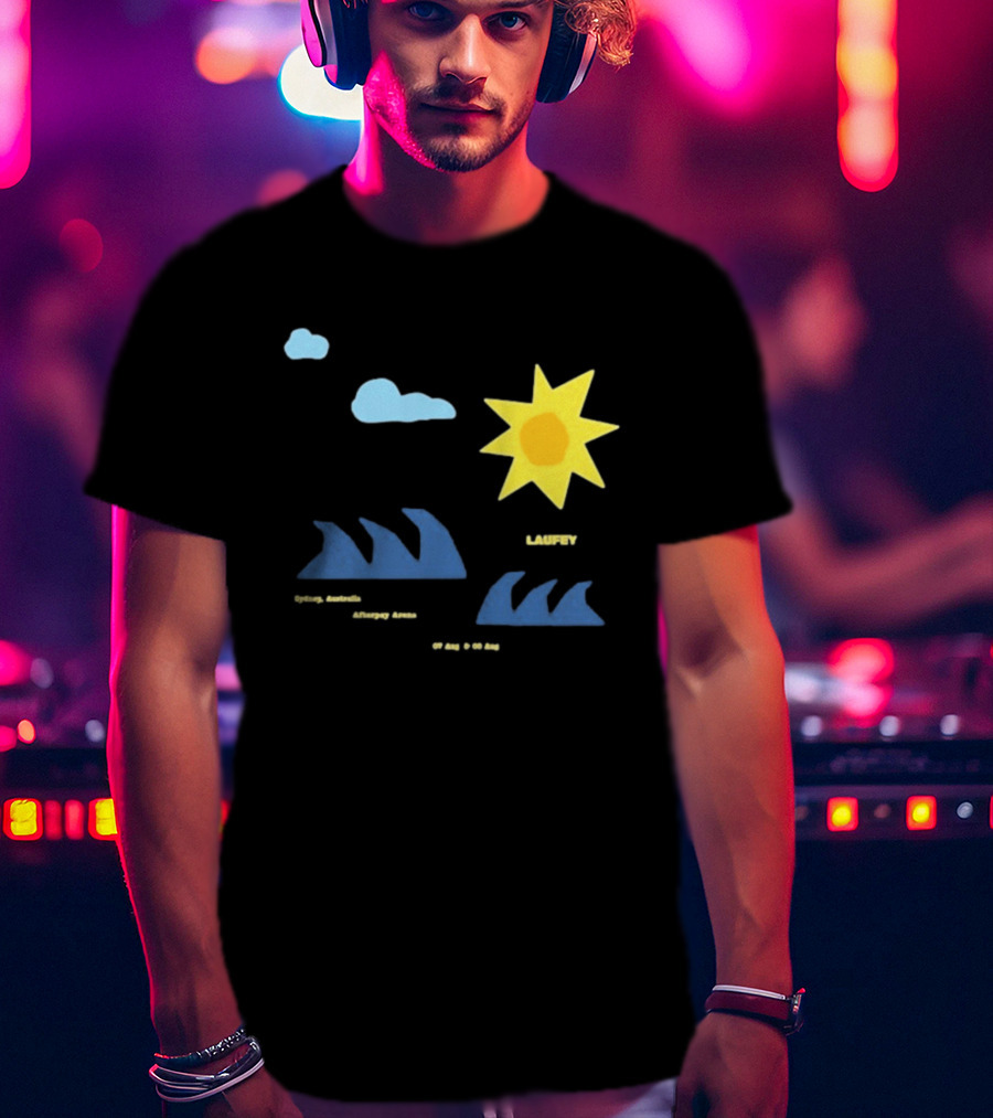 Sydney Australia Opera House Laufey Event Sun & Clouds T-Shirt