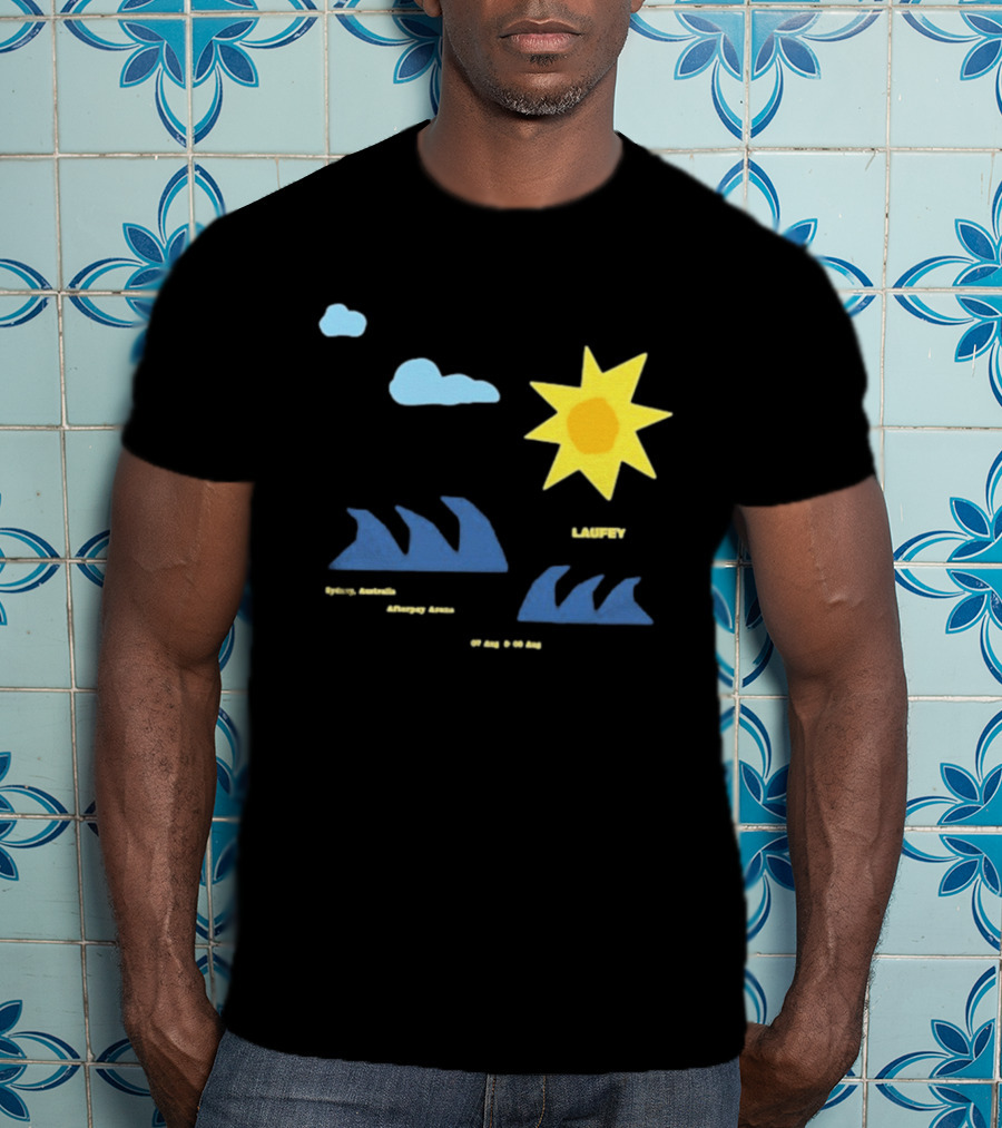 Sydney Australia Opera House Laufey Event Sun & Clouds T-Shirt