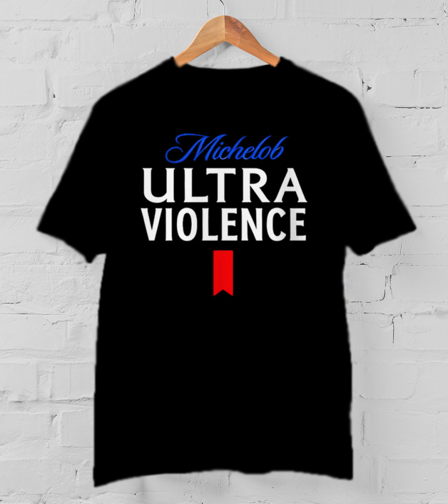 Michelob Ultra Violence Red Ribbon T-Shirt