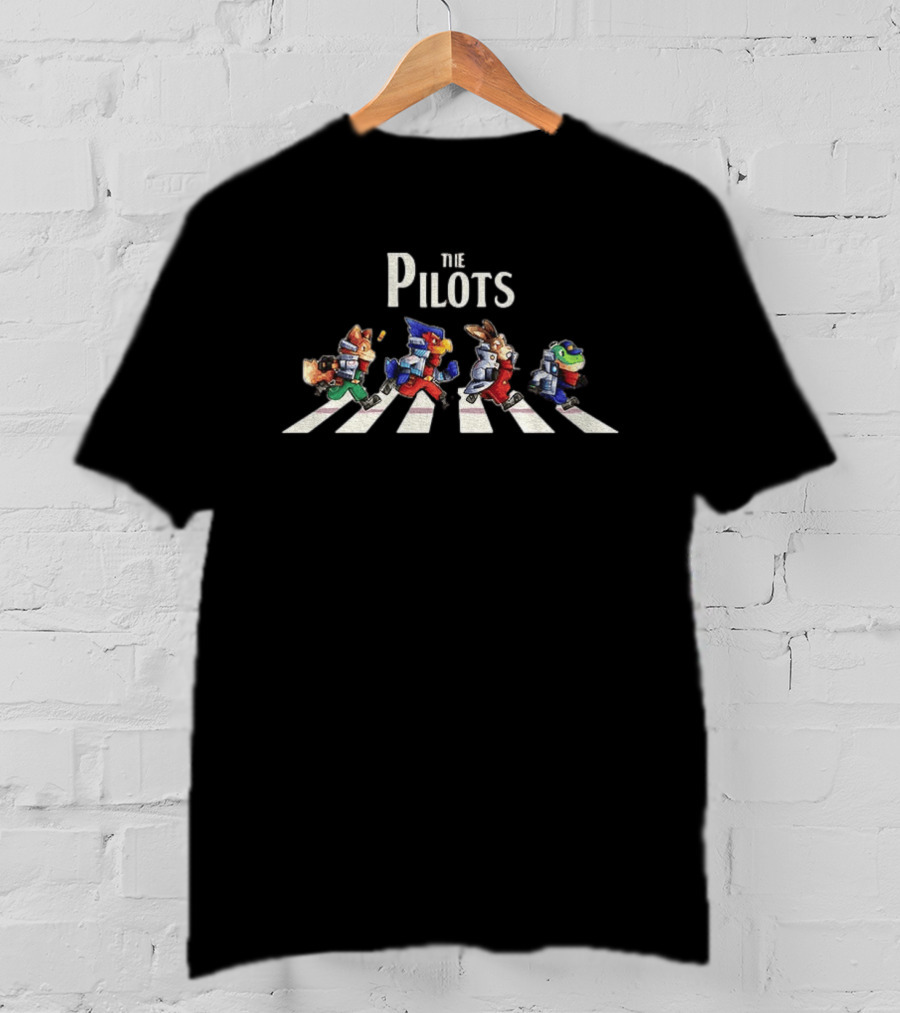 Star Fox Abbey Road The Pilots Crossing Iconic Walkway T-Shirt