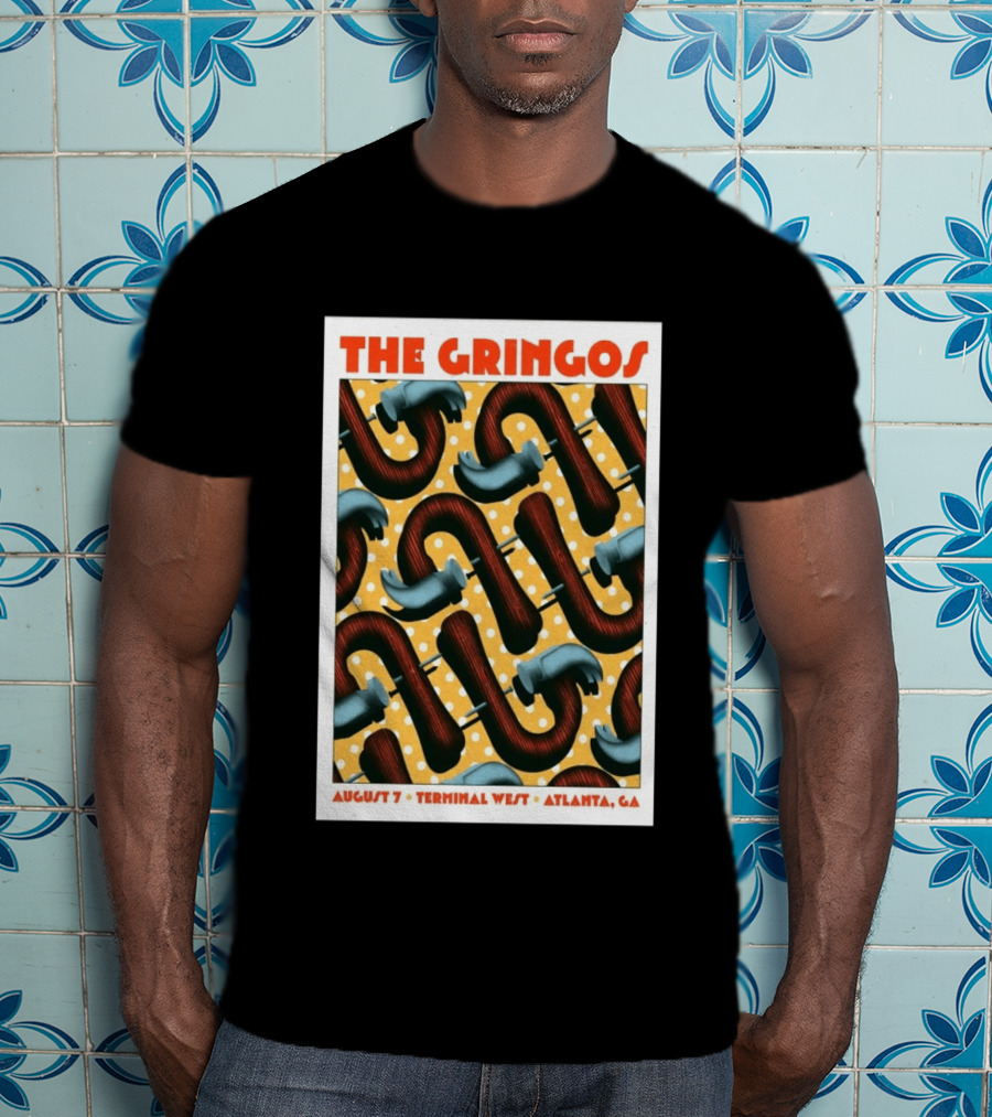 The Gringos August 7 2026 Terminal West Atlanta GA T-Shirt