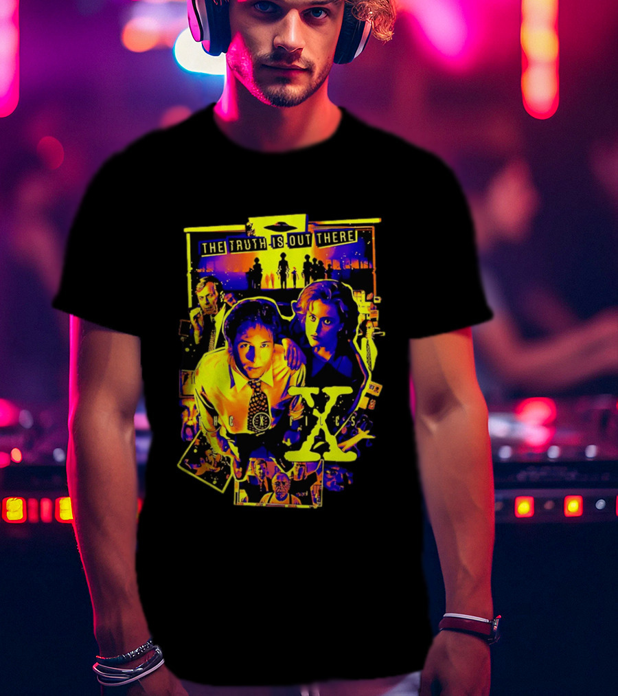 The Truth Is Out There The X Files Mulder Scully 90s TV Series T-Shirt