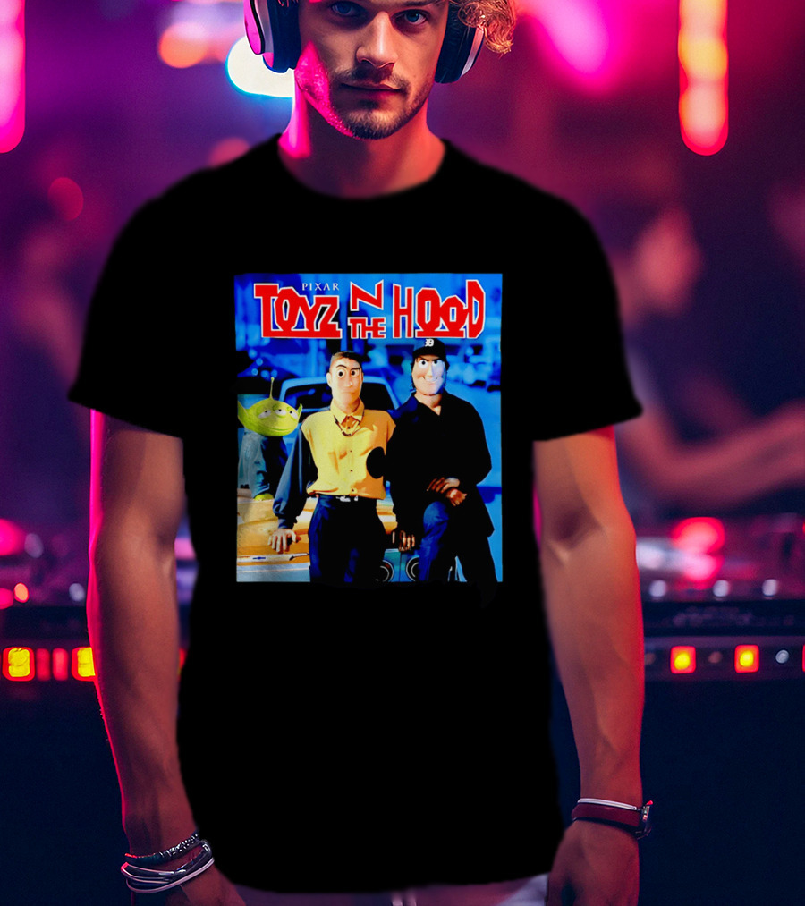 Pixar Toyz N The Hood Parody Toy Story Characters T-Shirt