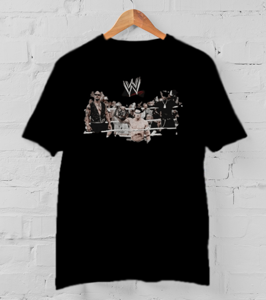 Wrestling Is Real WWE John Rock Travis Championship T-Shirt