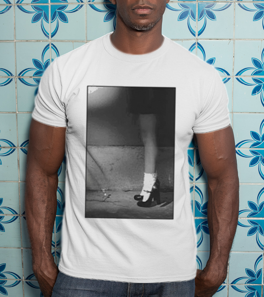Ariana Grande Petal In The Pavement Vintage Aesthetic Monochrome T-Shirt