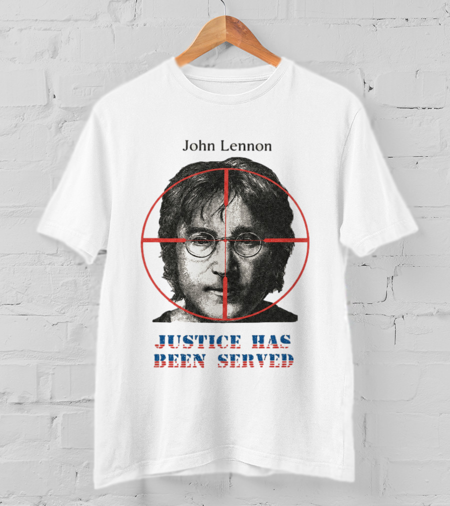 John Lennon Justice Has Been Served Crosshair Target T-Shirt