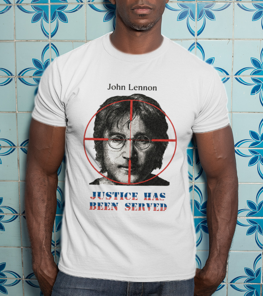 John Lennon Justice Has Been Served Crosshair Target T-Shirt