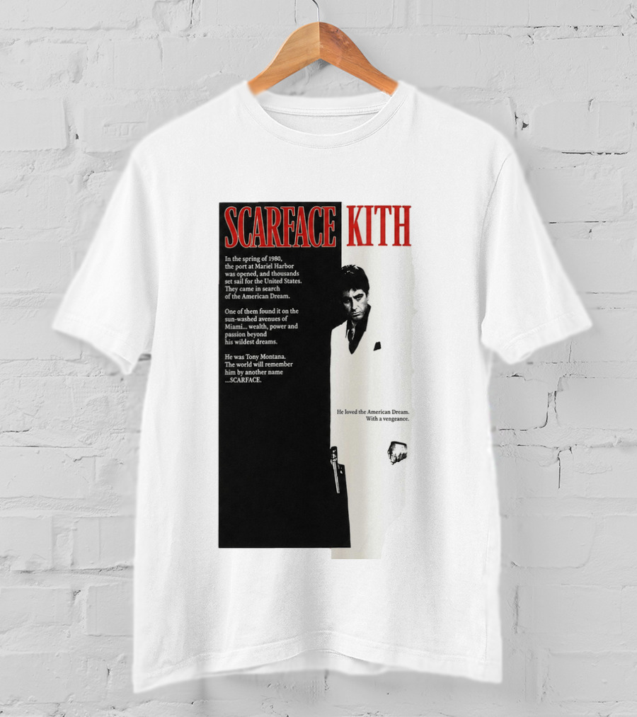 Scarface Kith Tony Montana American Dream 1980 T-Shirt