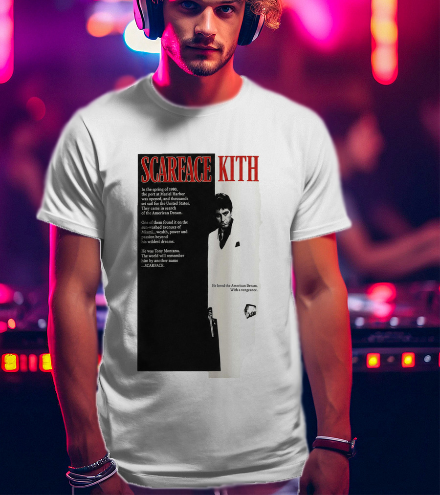 Scarface Kith Tony Montana American Dream 1980 T-Shirt