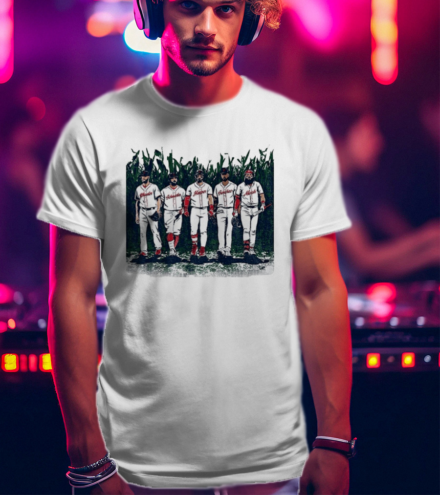 Iowa Cornfield Philadelphia Phillies Baseball Is This Heaven T-Shirt