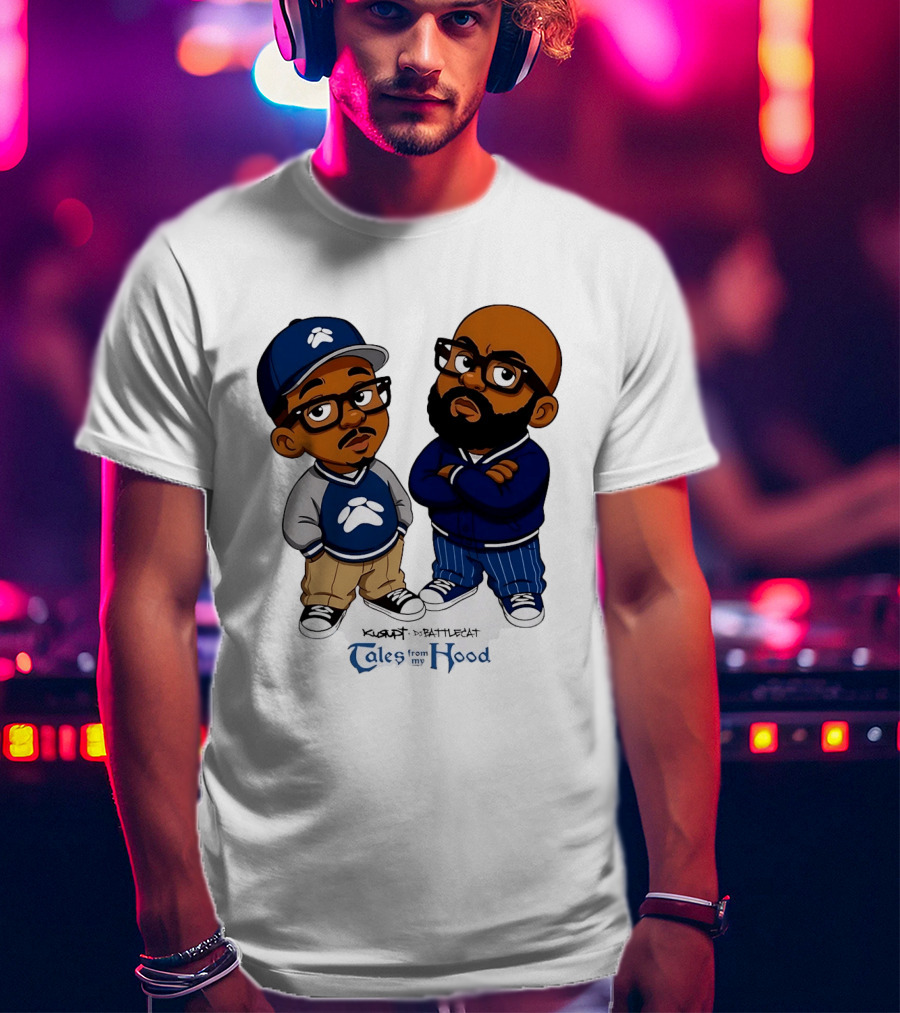 Kurupt DJ Battlecat Tales From My Hood Characters T-Shirt