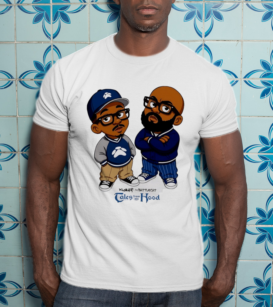 Kurupt DJ Battlecat Tales From My Hood Characters T-Shirt