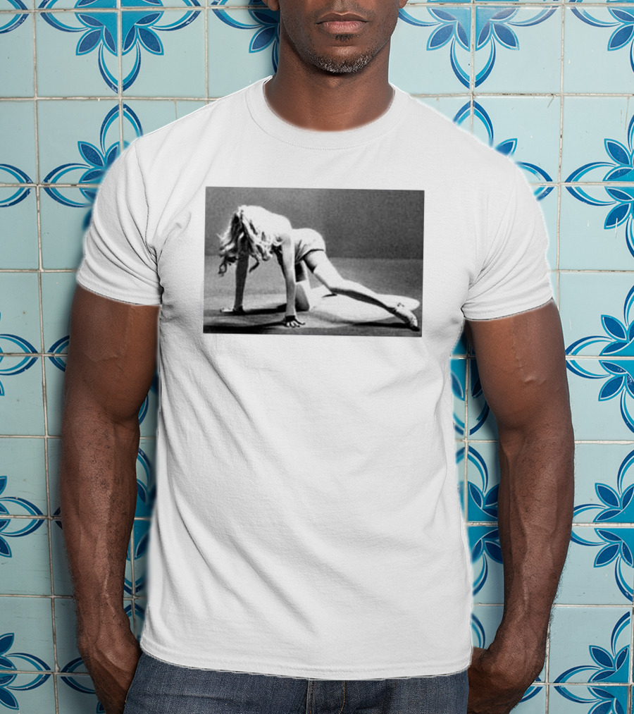 Madonna Confessions II Dance Floor Iconic Pose Black And White T-Shirt