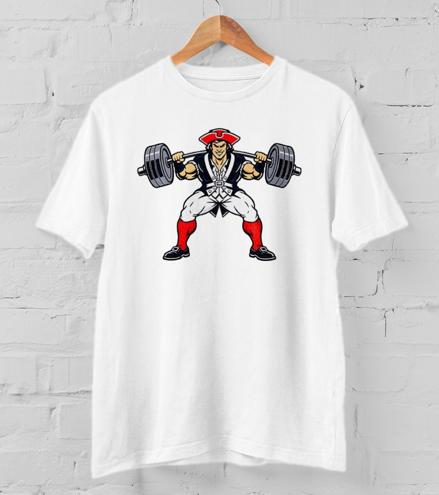 New England Patriots Weightlifting T-Shirt
