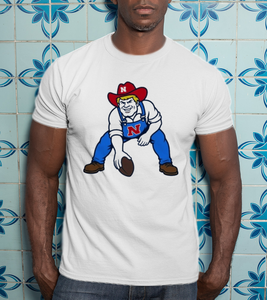 Herbie Husker Nebraska Cornhuskers Iconic Football T-Shirt