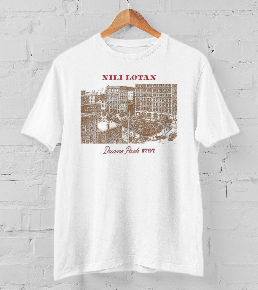 Nili Lotan Duane Park 1797 Architecture Scene T-Shirt