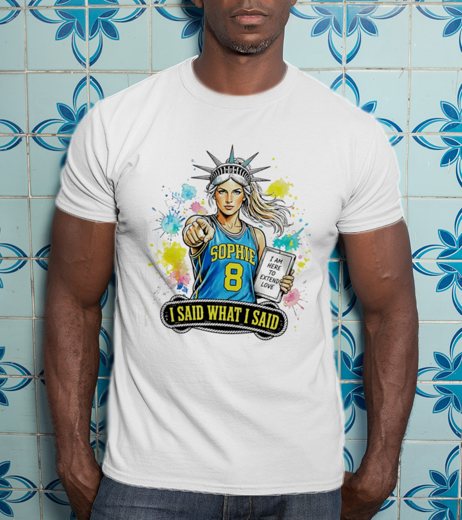 Sophie Cunningham Liberty Number 8 Jersey I Said What I Said Extend Love T-Shirt