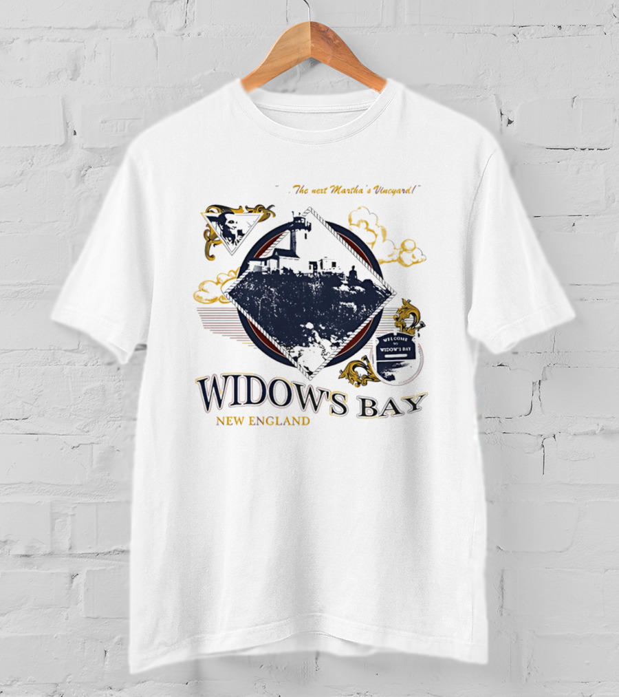 Widow's Bay New England The Next Maine's Vineyard Mysterious Island T-Shirt