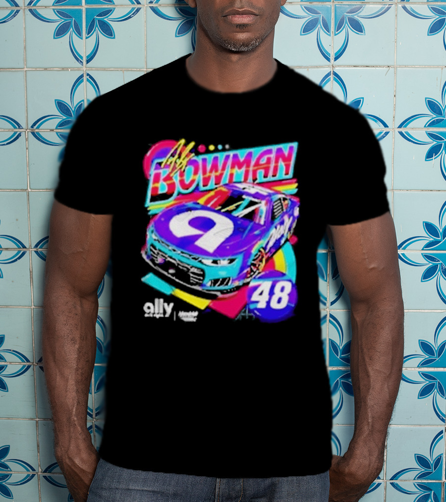 Alex Bowman 48 Ally Hendrick Motorsports Racing Car T-Shirt