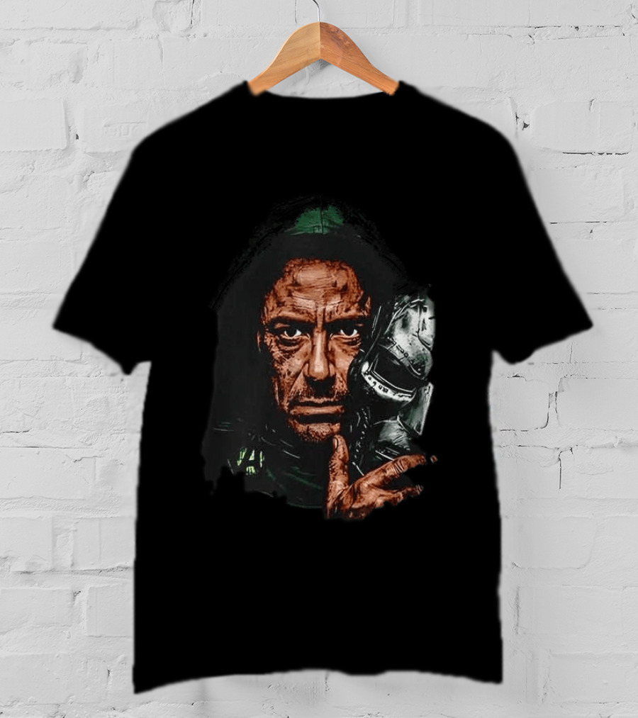 Avengers Doctor Doom Green Cloak Metal Mask Marvel Comics Villain T-Shirt