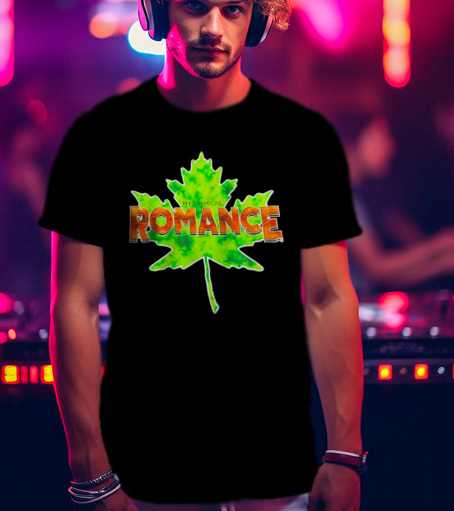 My Chemical Romance Maple Leaf Bright T-Shirt