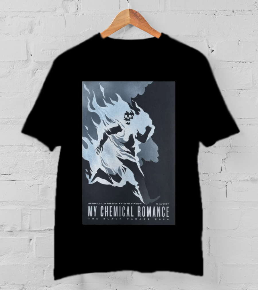 My Chemical Romance The Black Parade 2026 Nashville Nissan Stadium 13 August T-Shirt