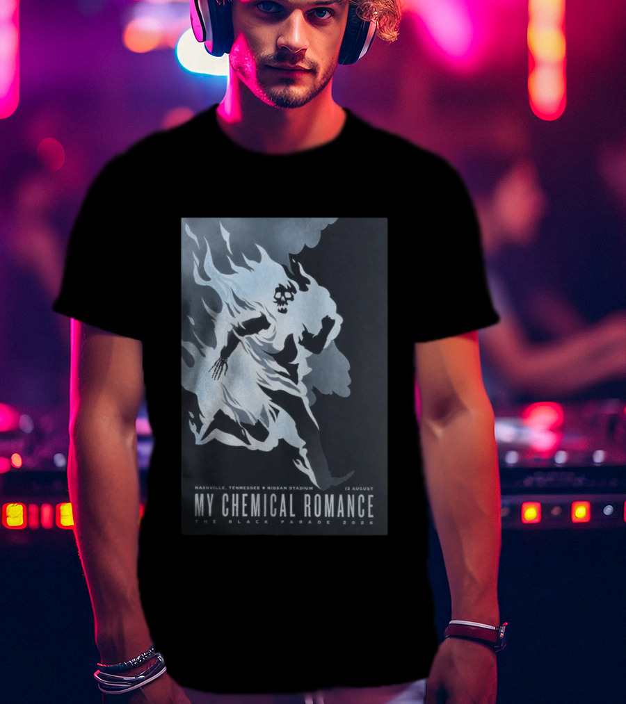 My Chemical Romance The Black Parade 2026 Nashville Nissan Stadium 13 August T-Shirt