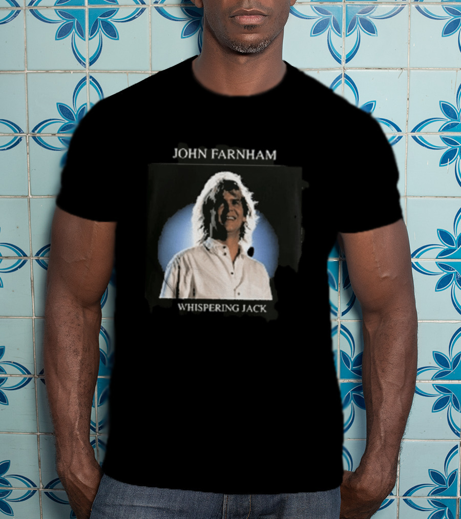 John Farnham Whispering Jack Photo Vintage Album Cover T-Shirt