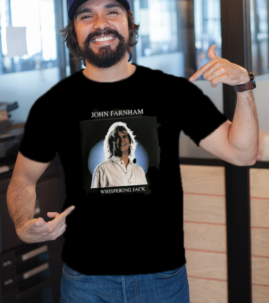 John Farnham Whispering Jack Photo Vintage Album Cover T-Shirt