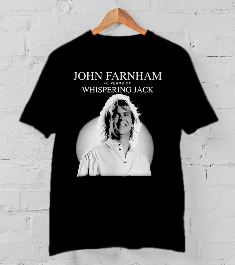 40 Years Of John Farnham Whispering Jack T-Shirt