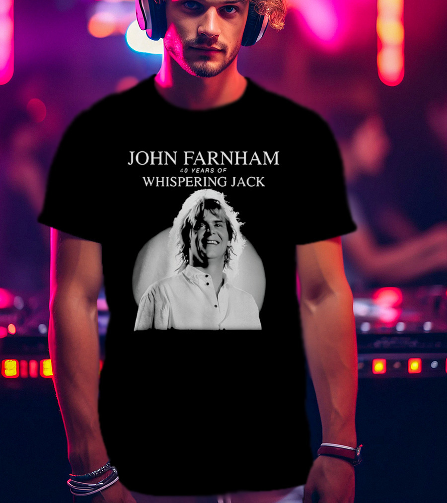 40 Years Of John Farnham Whispering Jack T-Shirt