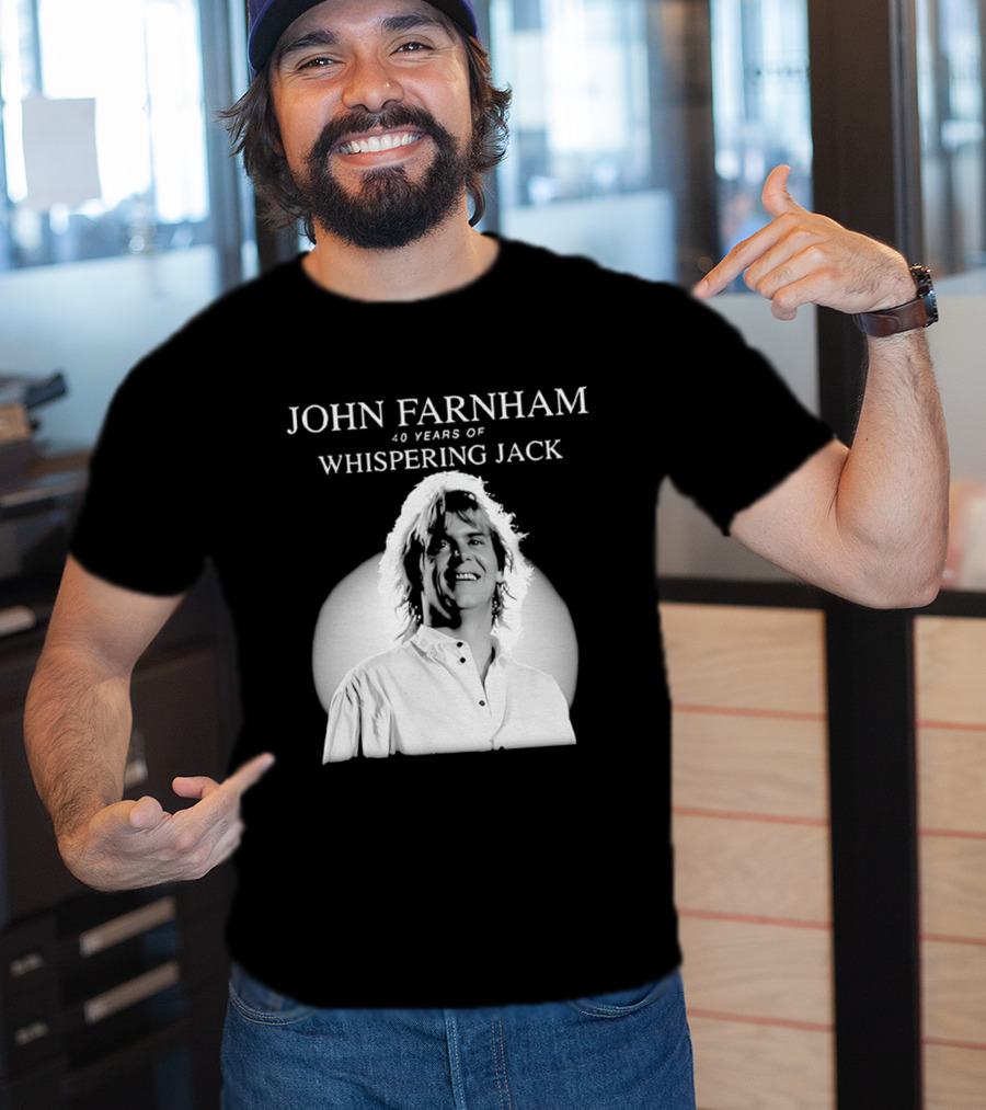 40 Years Of John Farnham Whispering Jack T-Shirt