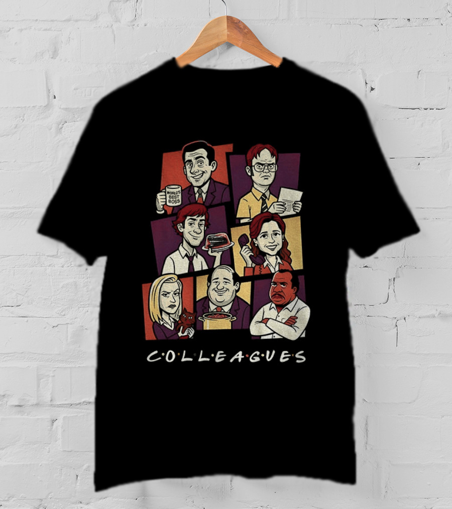 The Office Characters Colleagues Iconic TV Series Merch T-Shirt