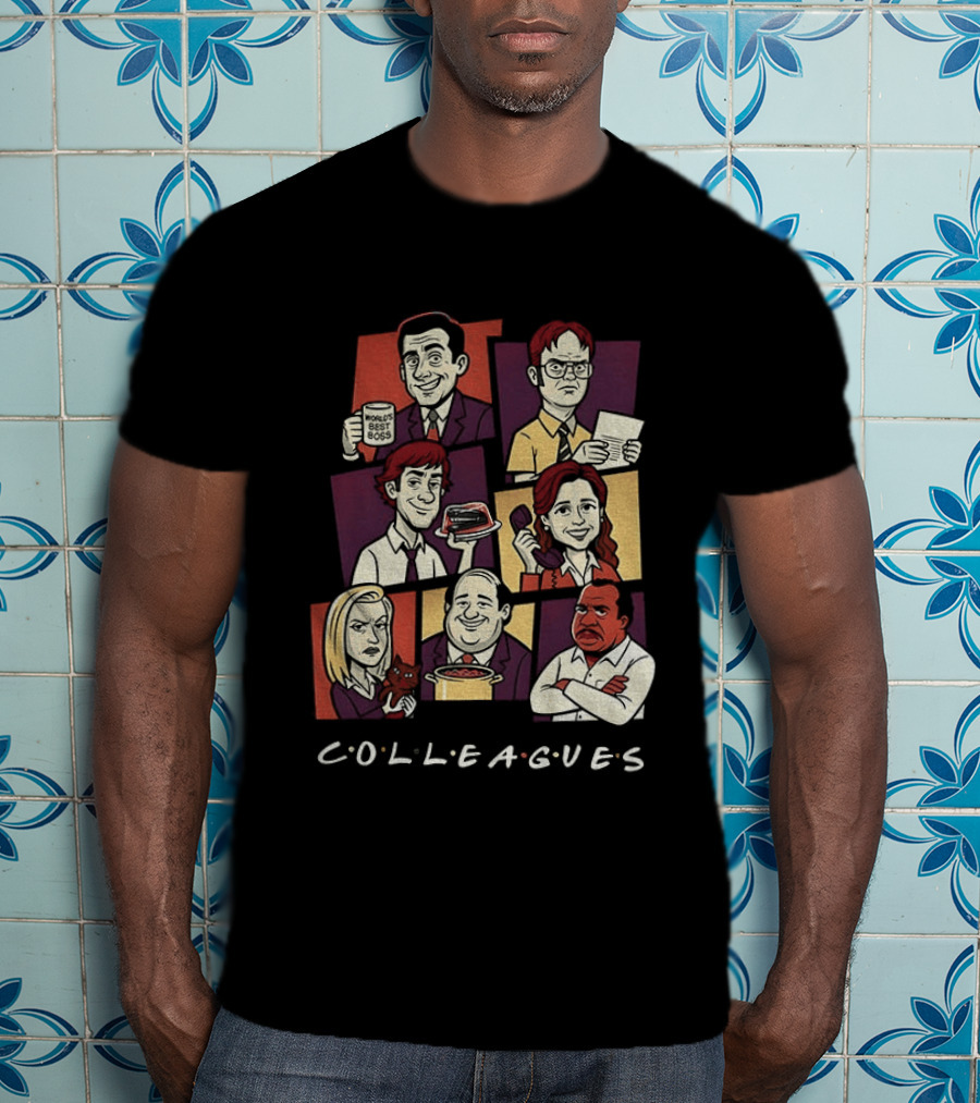 The Office Characters Colleagues Iconic TV Series Merch T-Shirt