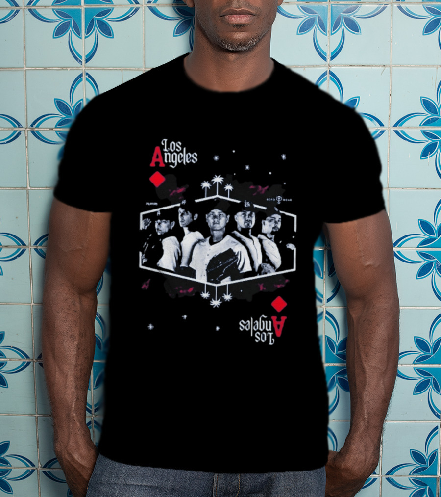 Los Angeles Aces Kike Hernandez Baseball Team Player Lineup T-Shirt