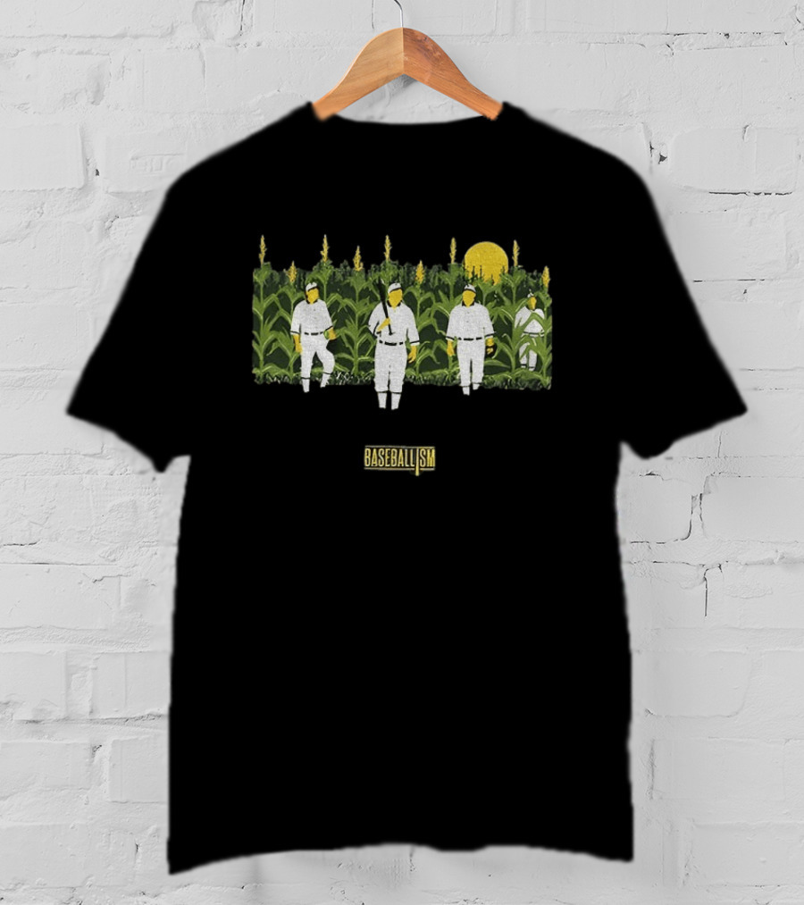 Phillies Vs Twins Field Of Dreams Baseballism Cornfield Players Sun T-Shirt
