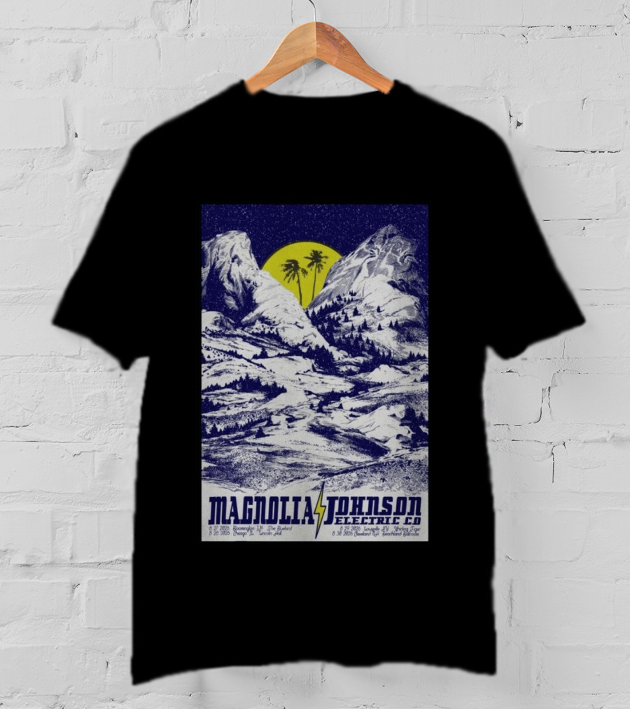Magnolia Johnson Electric Co Tour 2026 Bloomington Chicago Lincoln Hall Louisville Bowling Green T-Shirt