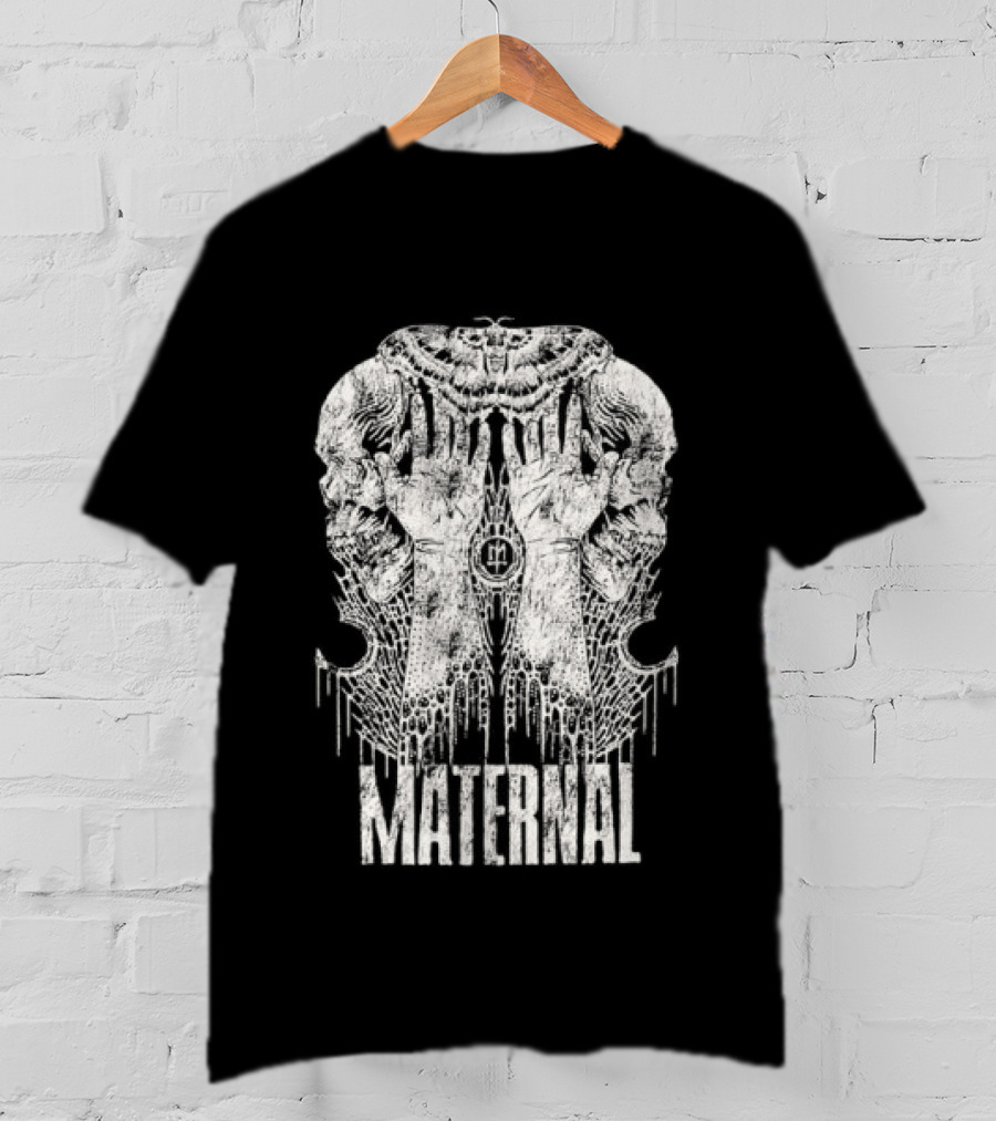 Maternal Disaster Reflecto Skull T-Shirt