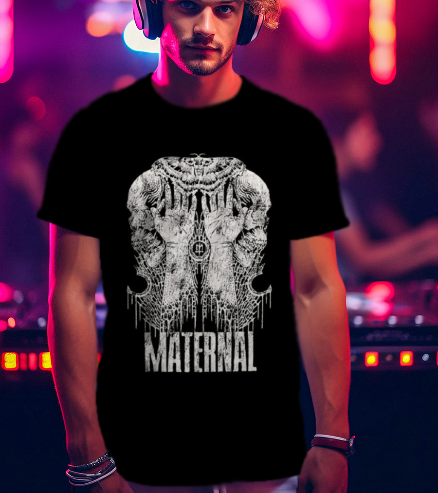 Maternal Disaster Reflecto Skull T-Shirt