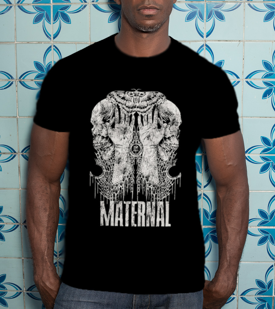 Maternal Disaster Reflecto Skull T-Shirt