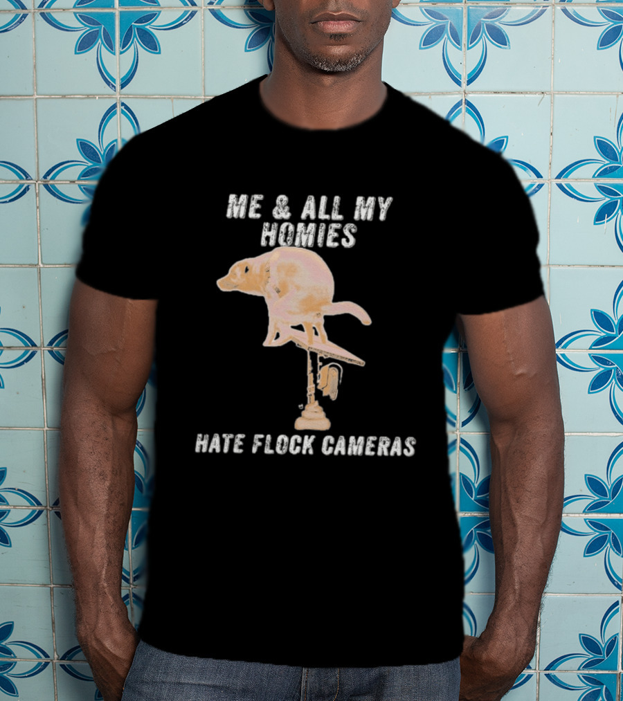 Me And All My Homies Hate Flock Cameras T-Shirt