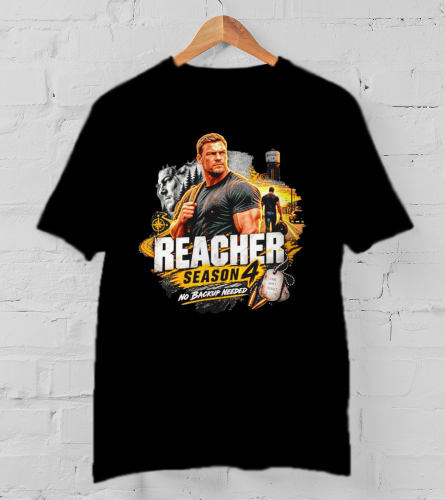 Reacher Season 4 No Backup Needed Morgan GA T-Shirt