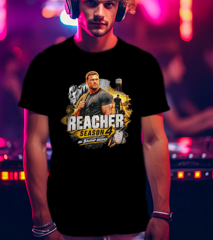 Reacher Season 4 No Backup Needed Morgan GA T-Shirt