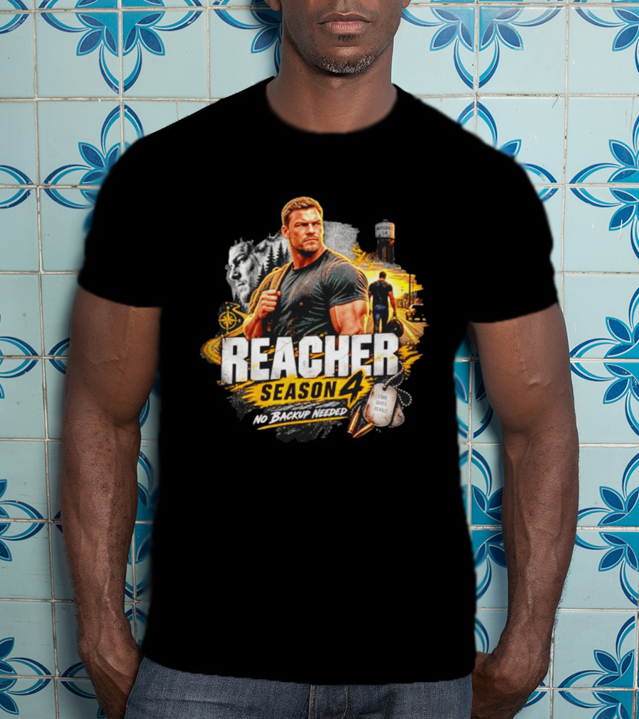 Reacher Season 4 No Backup Needed Morgan GA T-Shirt