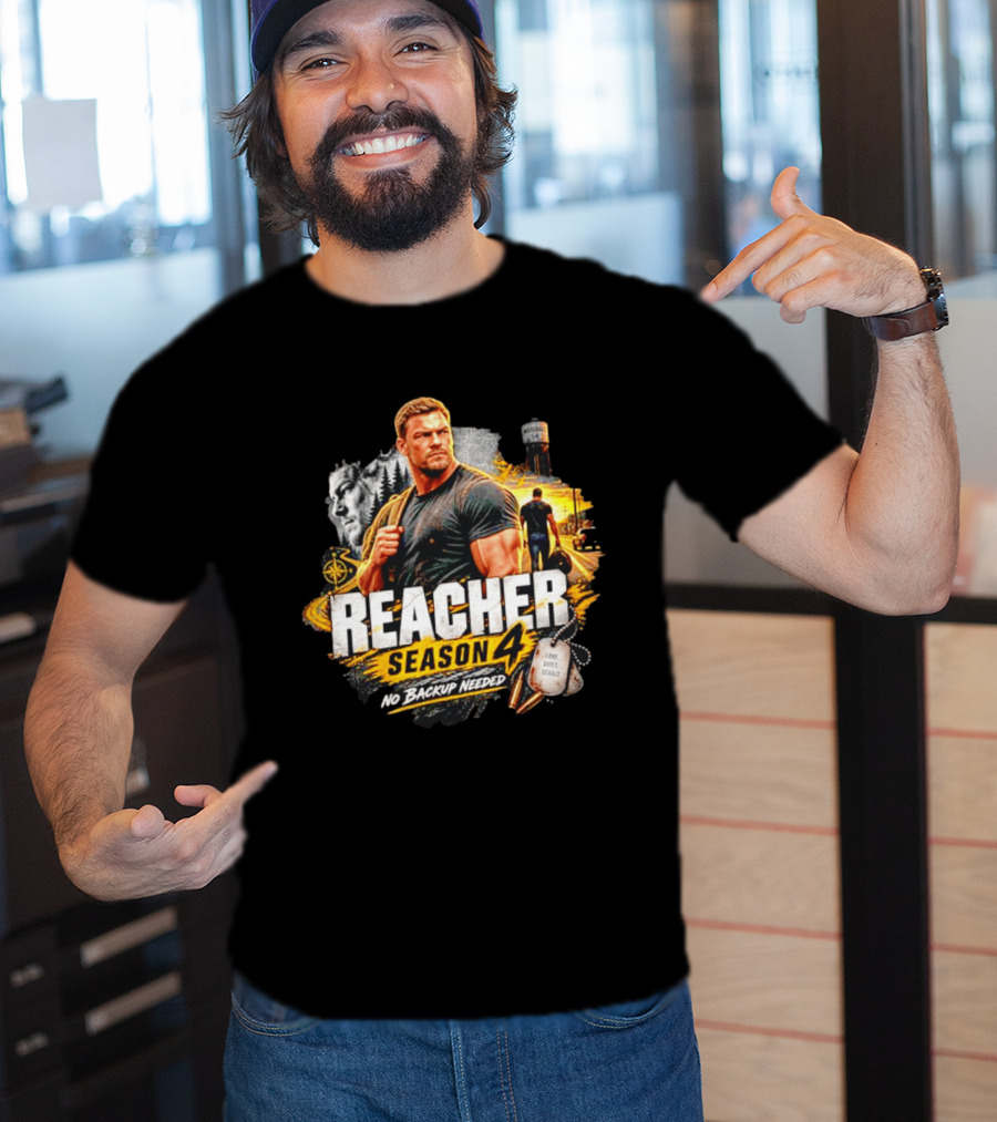 Reacher Season 4 No Backup Needed Morgan GA T-Shirt