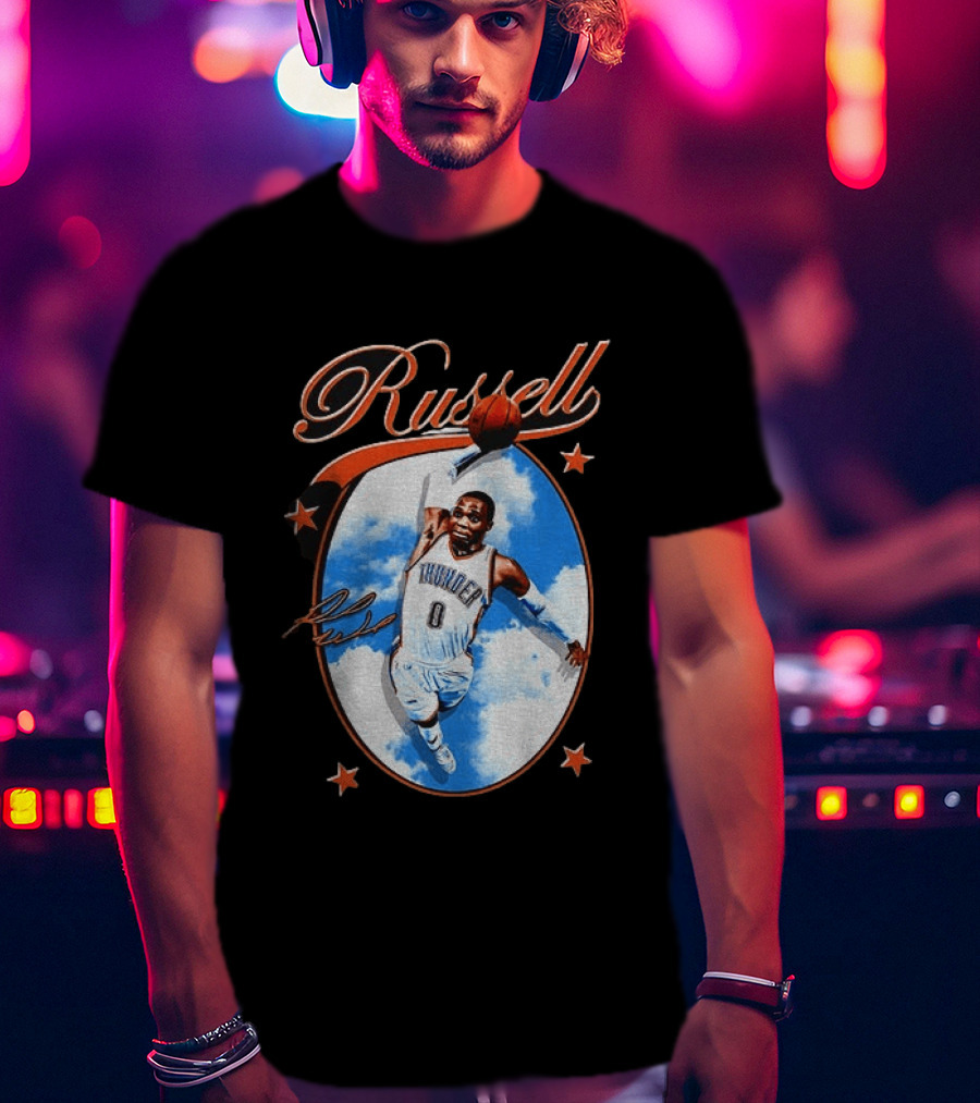 Russell Westbrook Thunder Basketball Legend T-Shirt