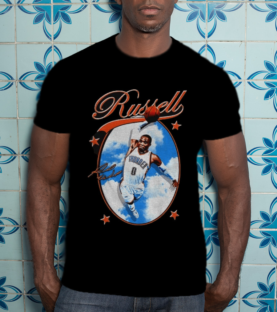 Russell Westbrook Thunder Basketball Legend T-Shirt