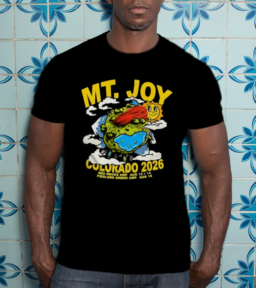 MT. Joy Colorado 2026 Red Rocks Amphitheatre August 13 Fiddler's Green August 15 T-Shirt
